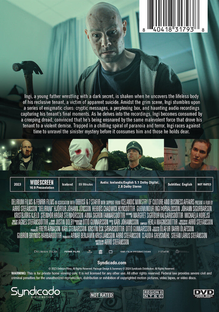 delirium - Back Panel - DVD