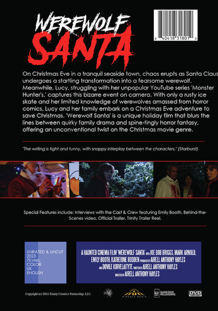 Werewolf Santa - Back Panel - 