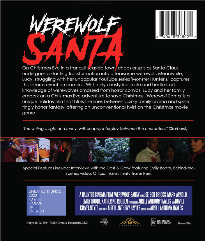 werewolf santa - Back Panel - Blu-ray