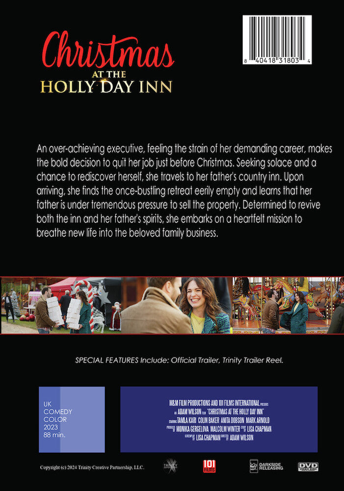 Christmas at the Holly Day Inn - Back Panel - 