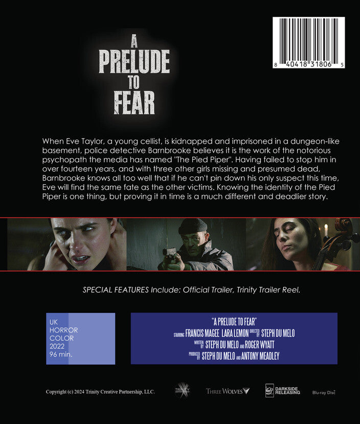 A Prelude To Fear - Back Panel - 