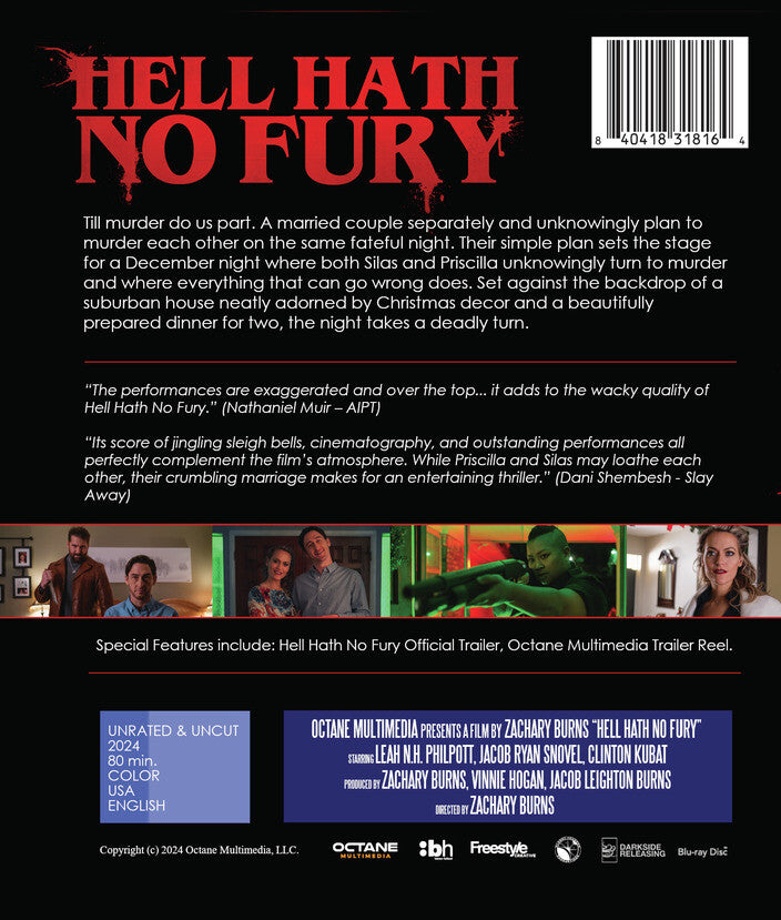 hell hath no fury - - Back Panel - Blu-ray
