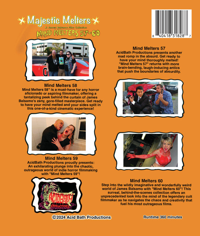 Majestic Melters: Mind Melters 57-60 - Back Panel - 