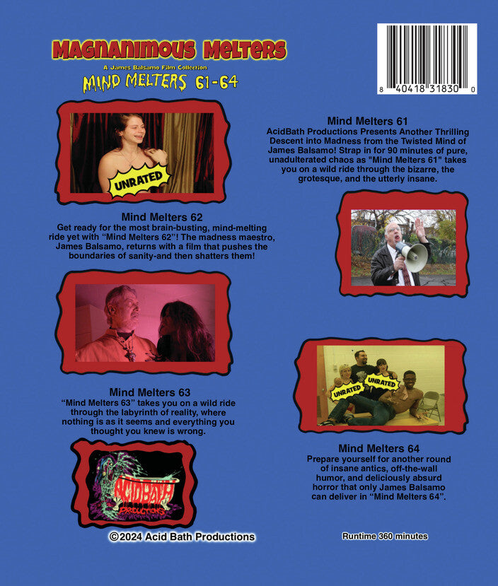 Magnanimous Melters: Mind Melters 61-64 - Back Panel - 