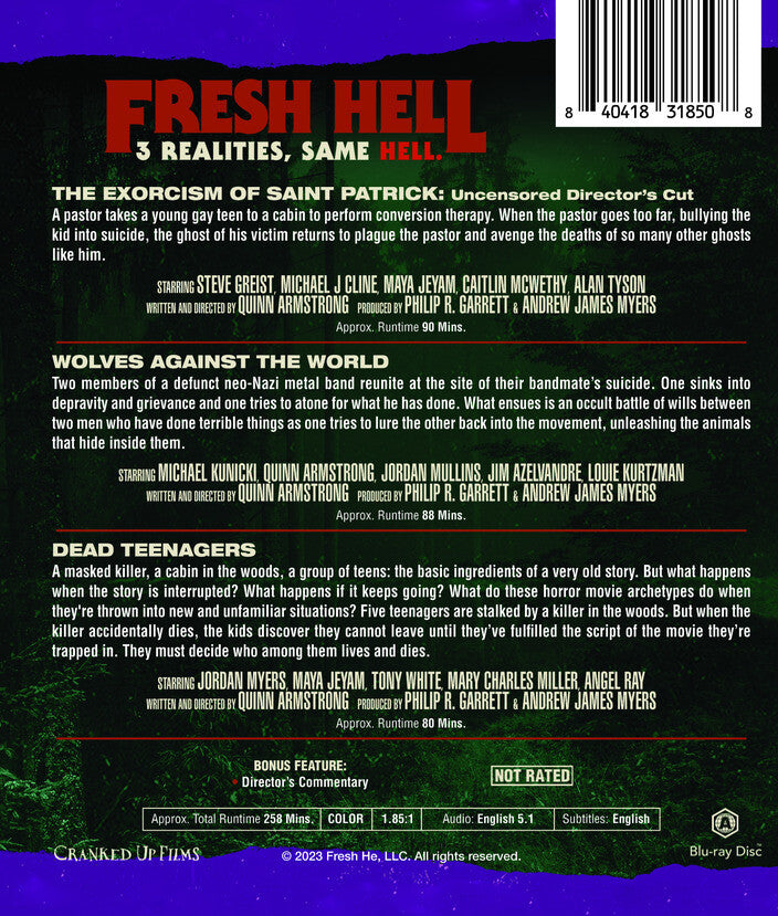 fresh hell - 3-title collection - Back Panel - Blu-ray