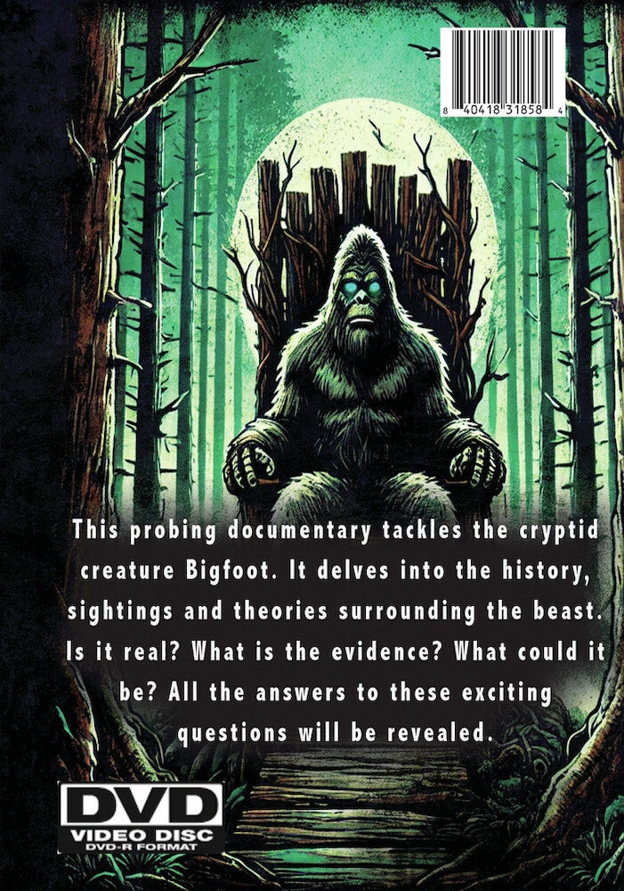 bigfoot:king of cryptids - Back Panel - DVD