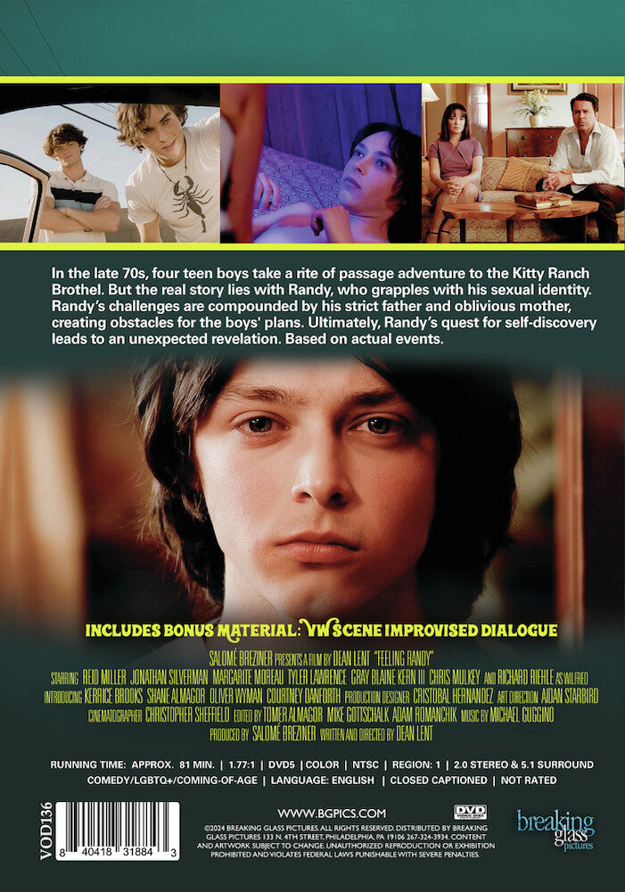 feeling randy - Back Panel - DVD
