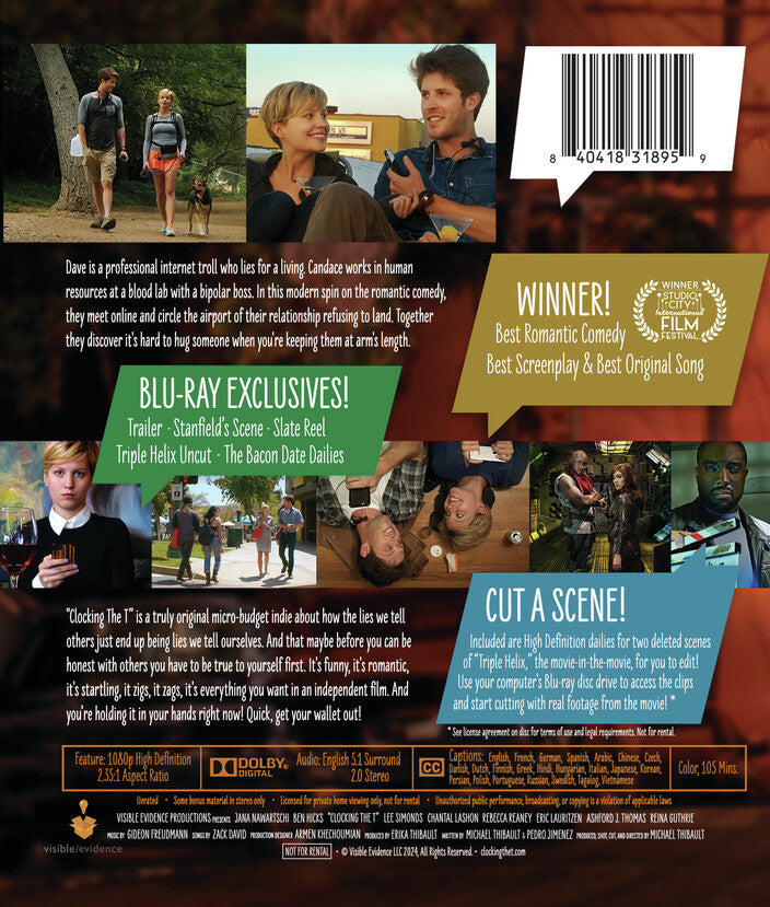 clocking the t - special edition - Back Panel - Blu-ray