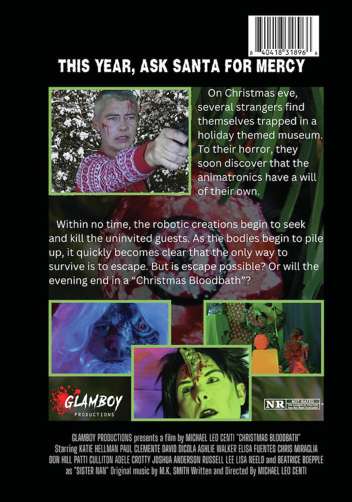 christmas bloodbath - Back Panel - DVD