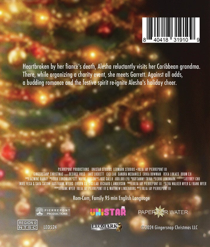 Gingersnap Christmas - Back Panel - 