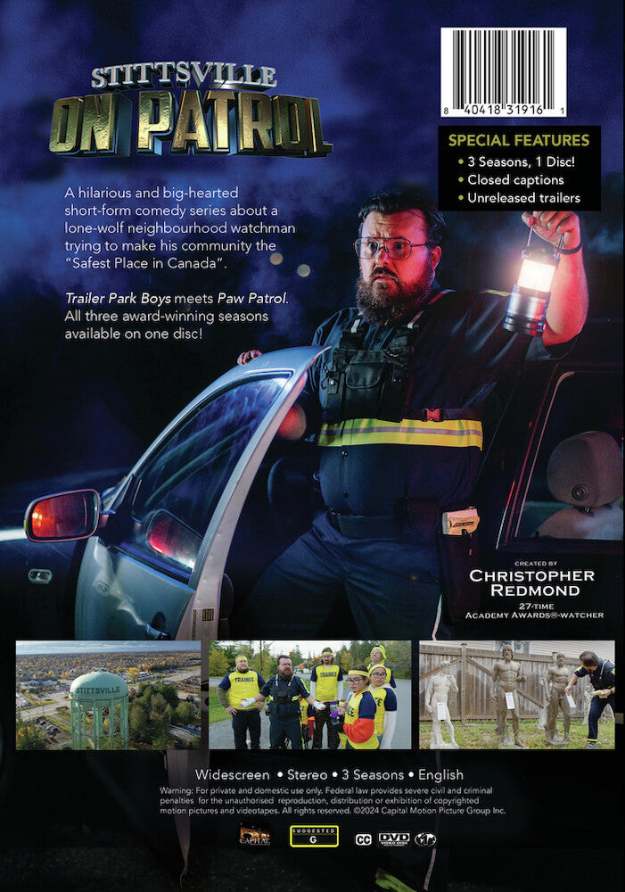 stittsville on patrol - Back Panel - DVD