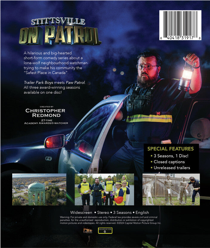sttitsville on patrol - Back Panel - Blu-ray