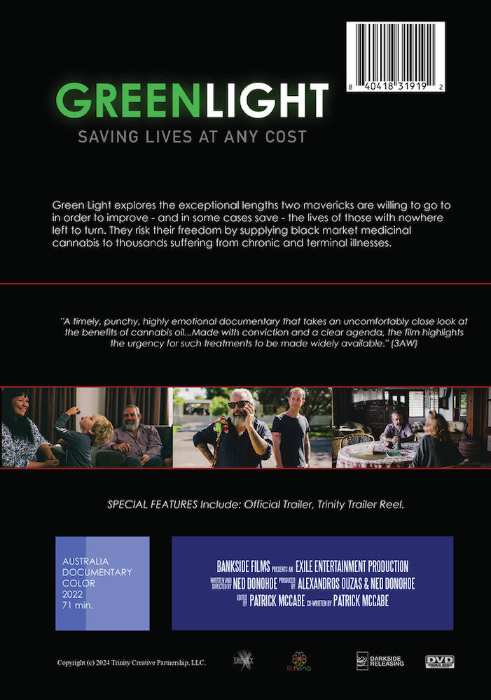 Green Light - Back Panel - 