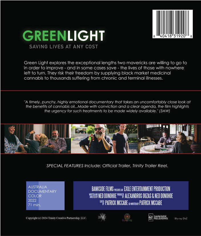 Green Light - Back Panel - 