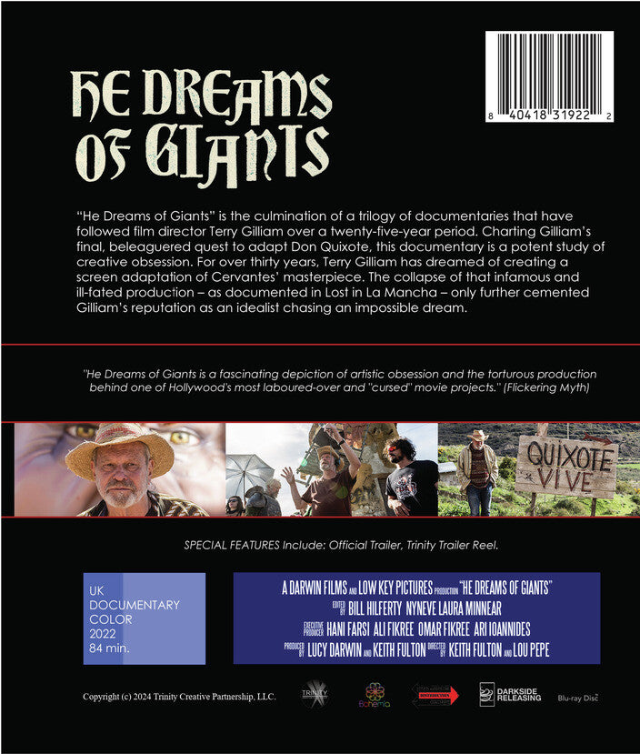 He Dreams of Giants - Back Panel - 