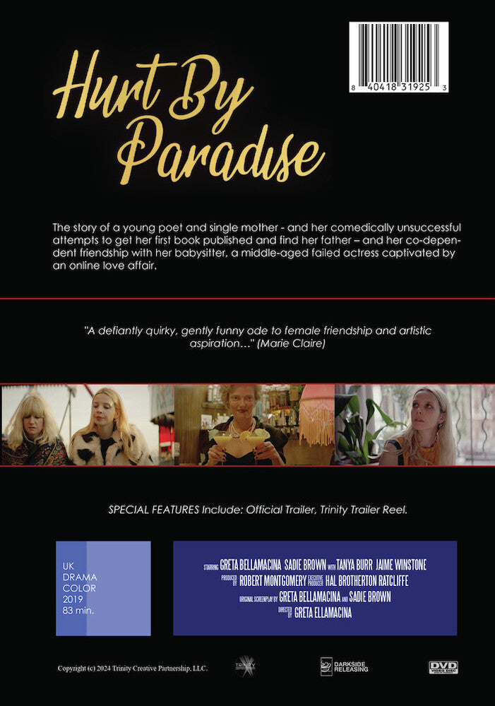 hurt by paradise - Back Panel - DVD