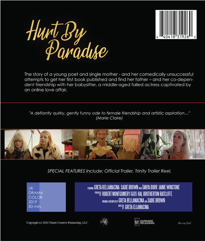 hurt by paradise - Back Panel - Blu-ray
