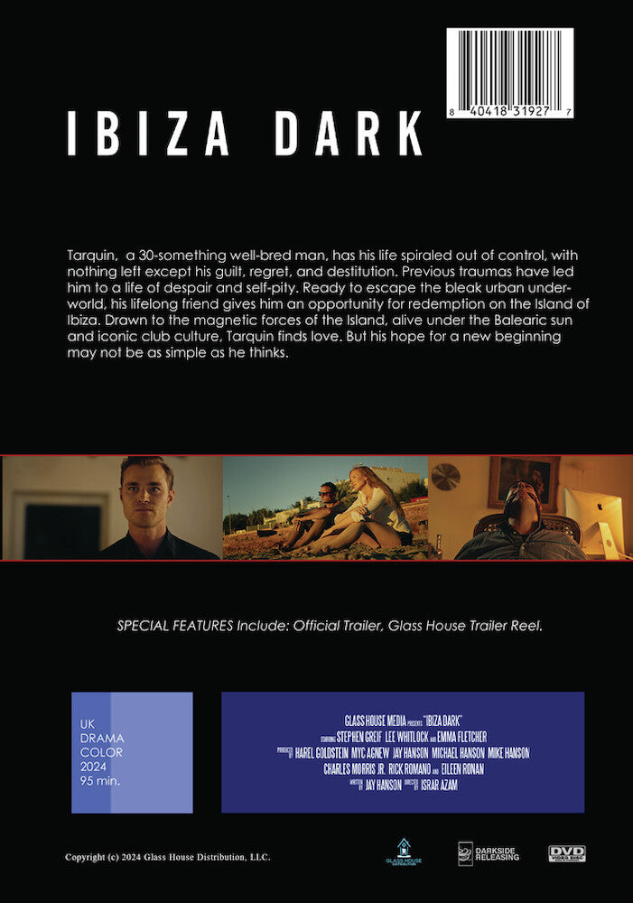 ibiza dark - Back Panel - DVD