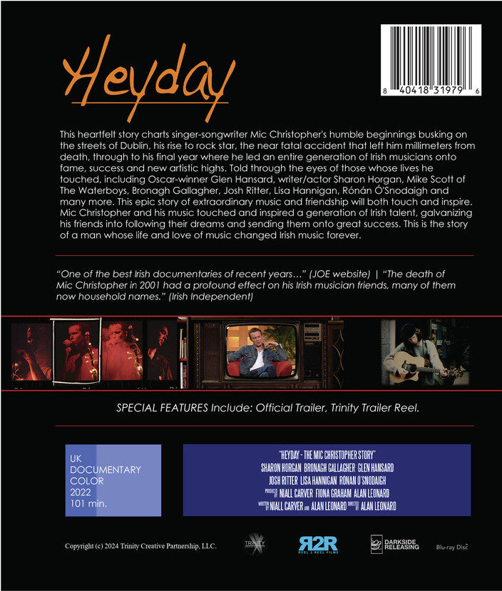 Heyday - The Mic Christopher Story - Back Panel - 