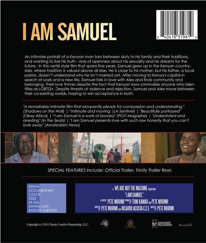 I Am Samuel - Back Panel - 