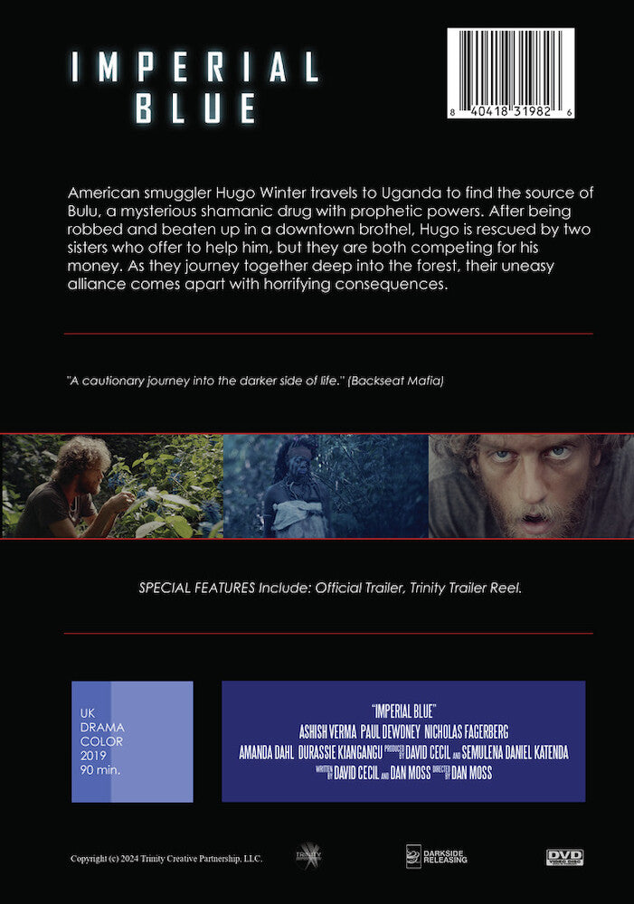 imperial blue - Back Panel - DVD