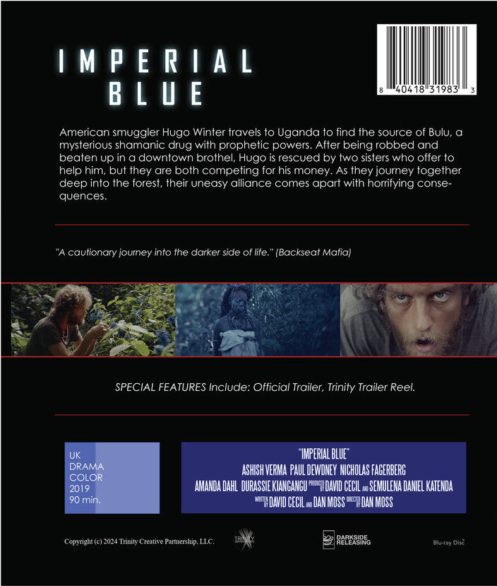 imperial blue - Back Panel - Blu-ray