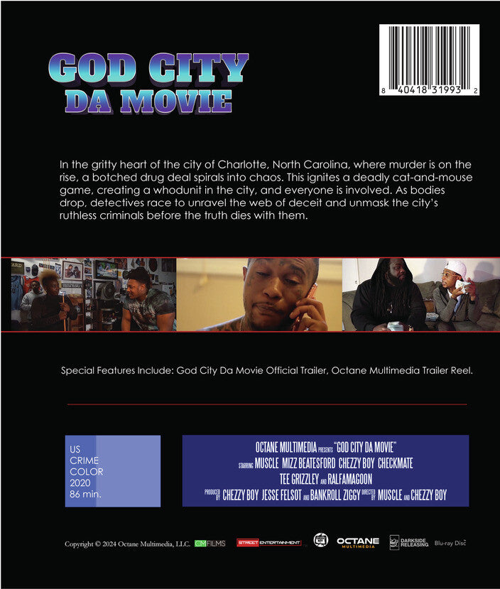 god city da movie - Back Panel - Blu-ray