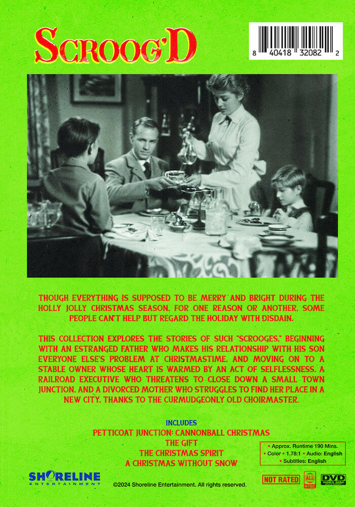 scroog'd - Back Panel - DVD
