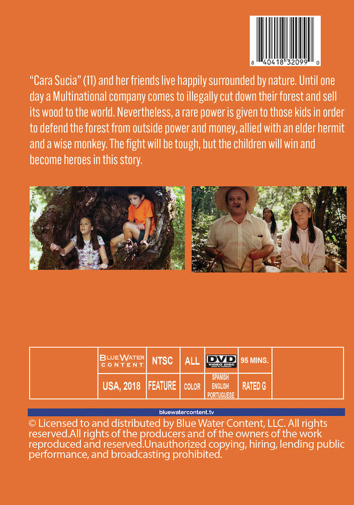 cara sucia, with the magic of nature - Back Panel - DVD