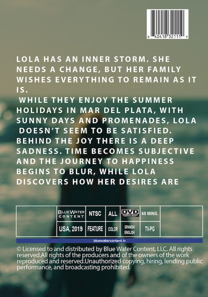 an ocean blue (azul el mar) - Back Panel - DVD