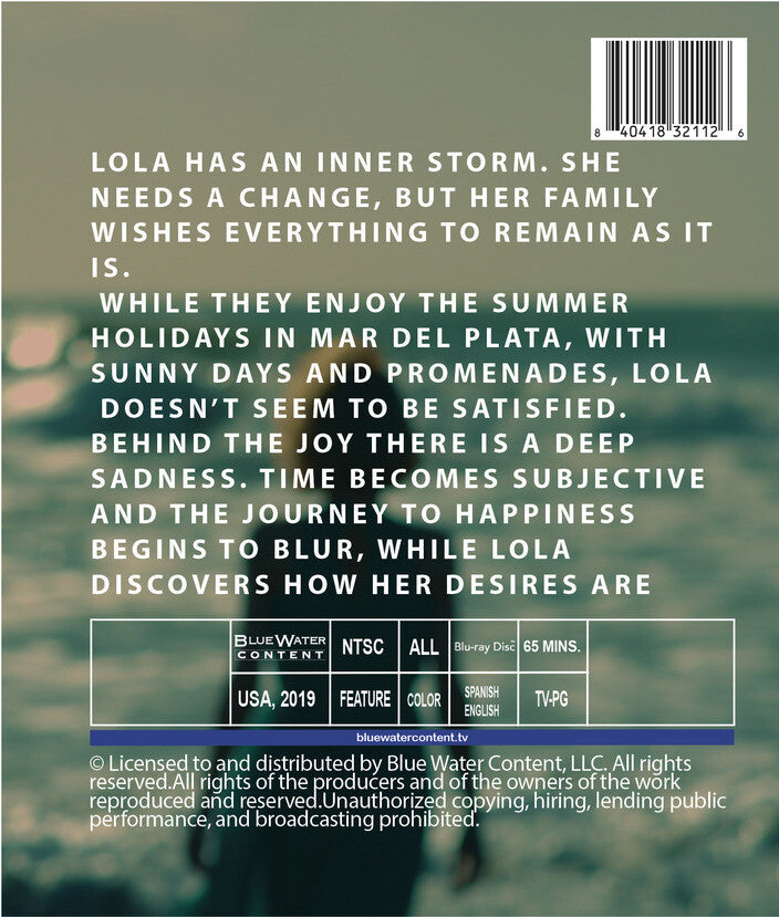 an ocean blue (azul el mar) - Back Panel - Blu-ray