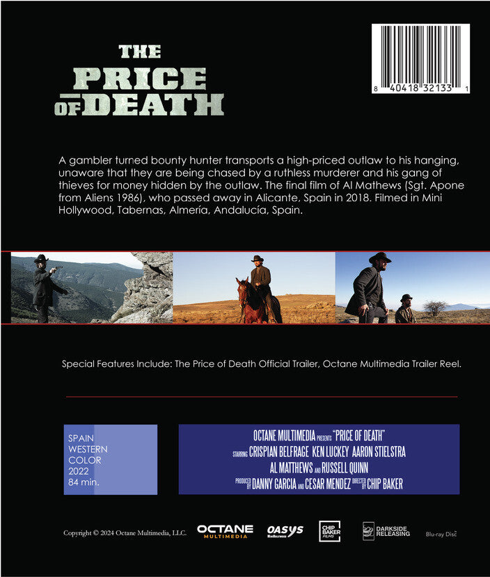 Price of Death - Back Panel - 