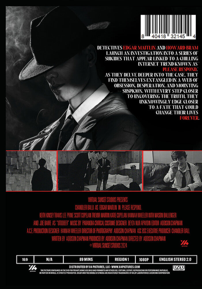 please respond - Back Panel - DVD