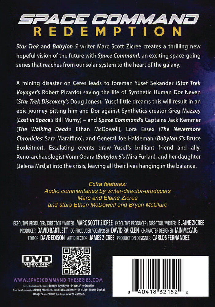 Space Command Redemption - Back Panel - 