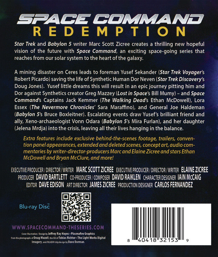space command redemption - Back Panel - Blu-ray
