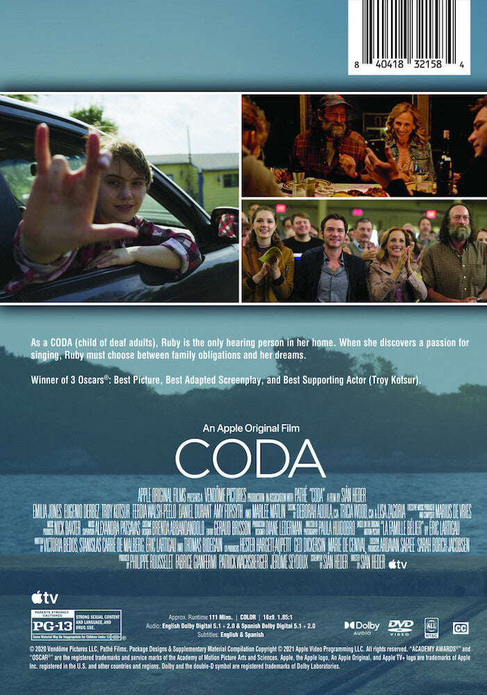coda - Back Panel - DVD