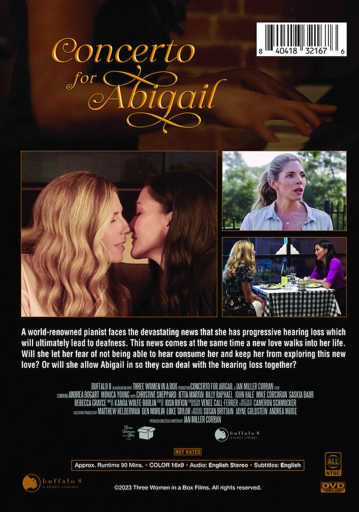 concerto for abigail - Back Panel - DVD