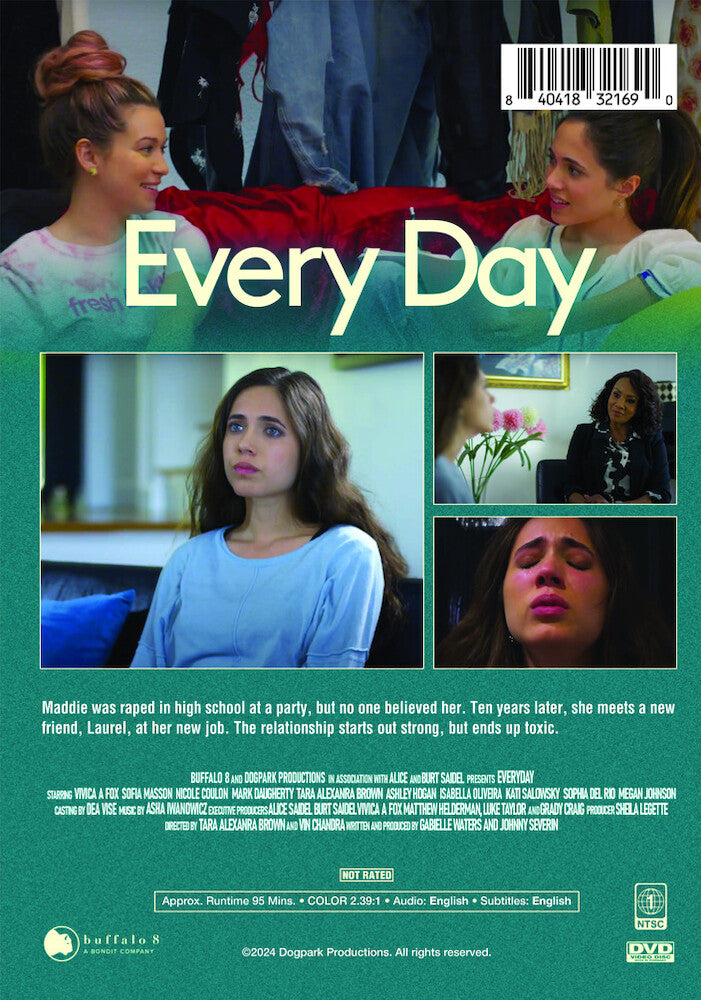 every day - Back Panel - DVD