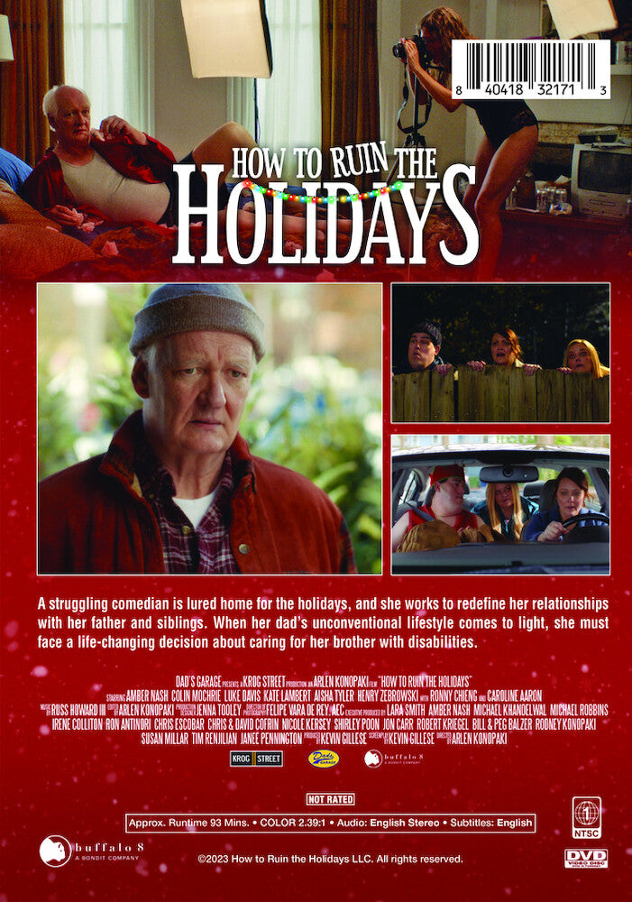 how to ruin the holidays - Back Panel - DVD