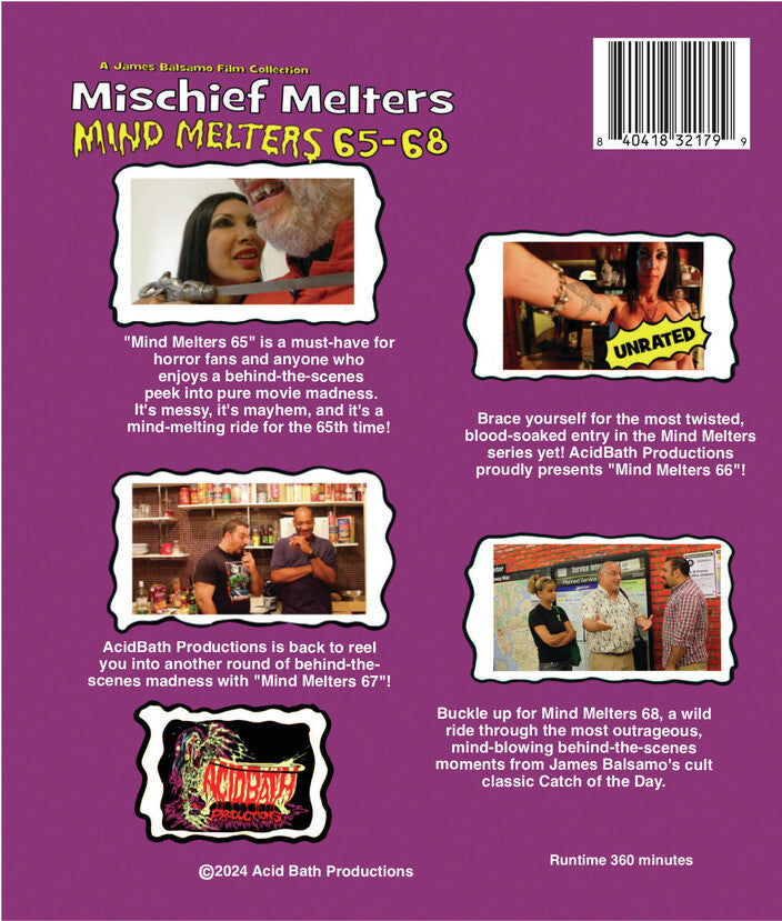 Mischief Melters: Mind Melters 65-68 - Back Panel - 