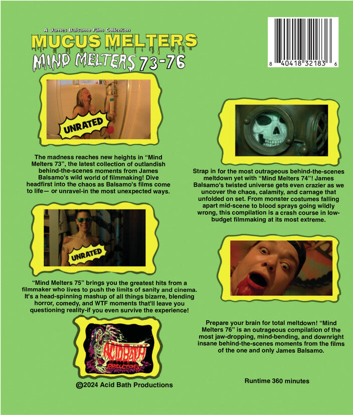Mucus Melters: Mind Melters 73-76 - Back Panel - 