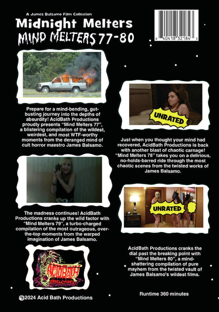Midnight Melters: Mind Melters 77-80 - Back Panel - 