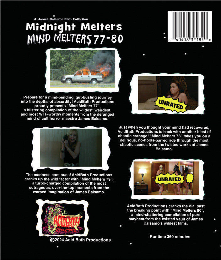 Midnight Melters: Mind Melters 77-80 - Back Panel - 