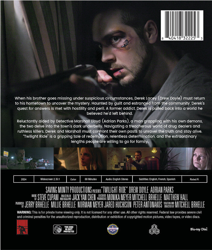 twilight ride - Back Panel - Blu-ray