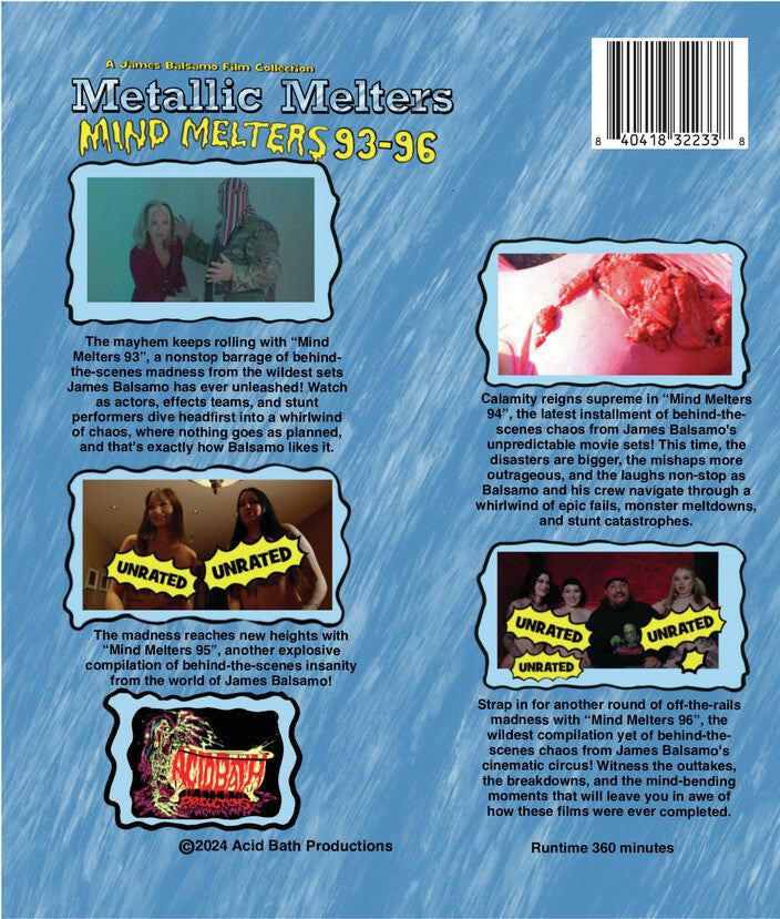 Metallic Melters: Mind Melters 93-96 - Back Panel - 