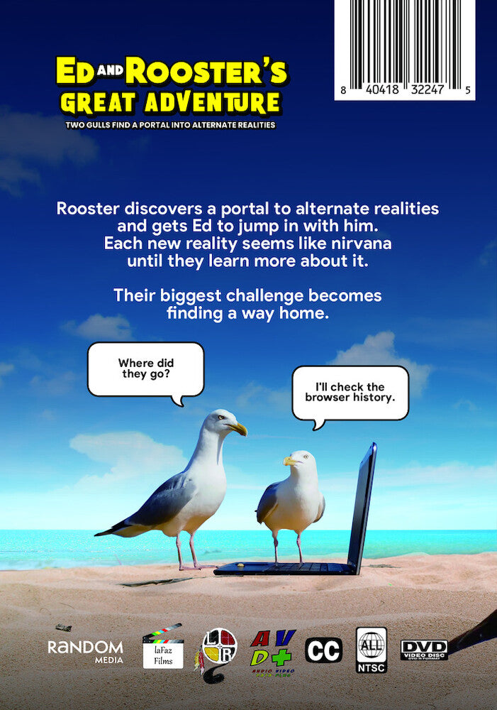 ed and rooster's great adventure - Back Panel - DVD