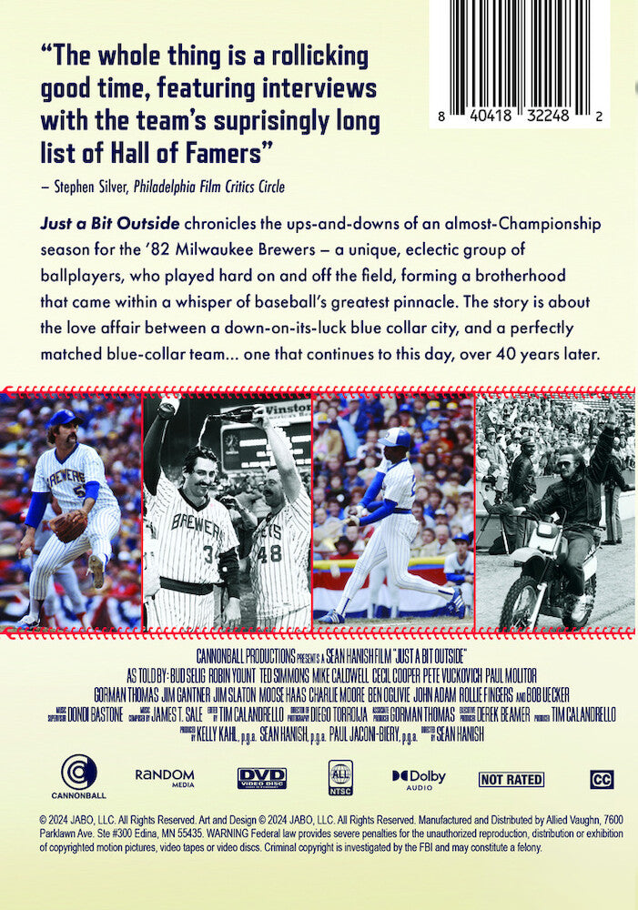 just a bit outside - Back Panel - DVD