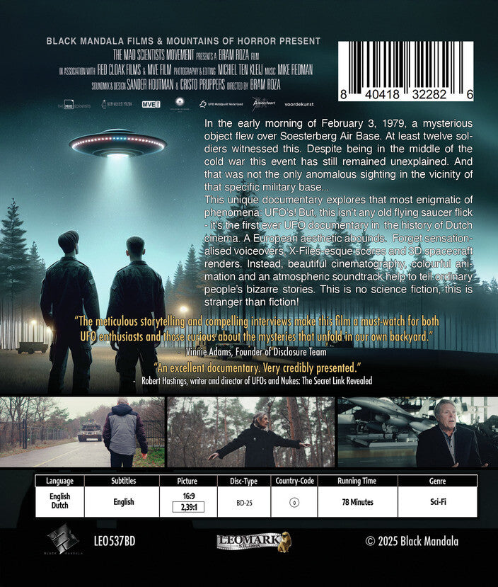 UFOs of Soesterberg - Back Panel - 