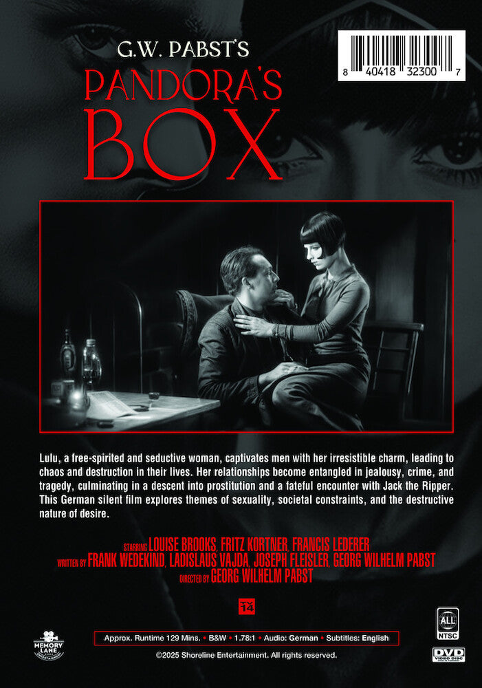 pandora's box - Back Panel - DVD