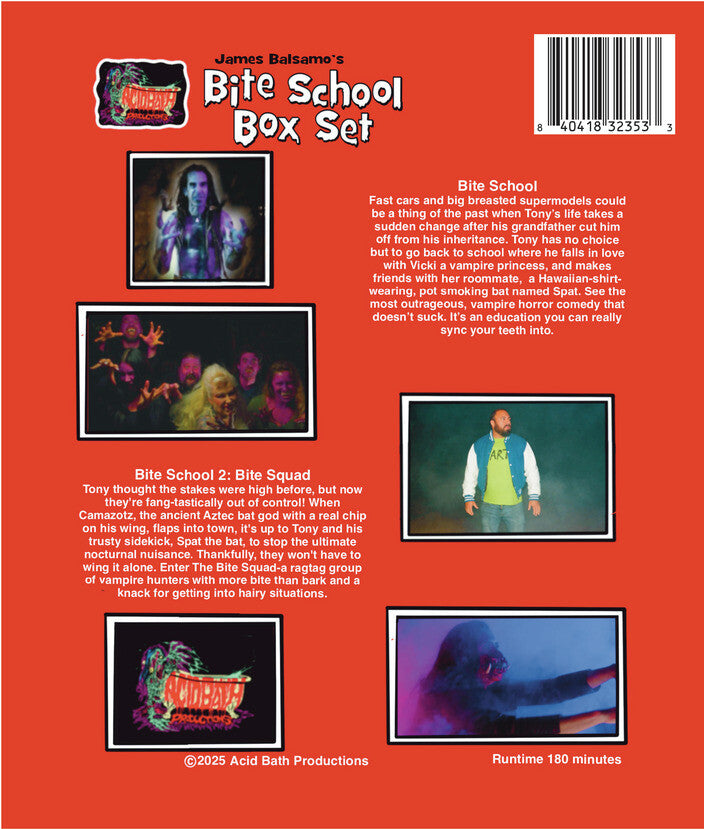 Bite School Box Set - Back Panel - 
